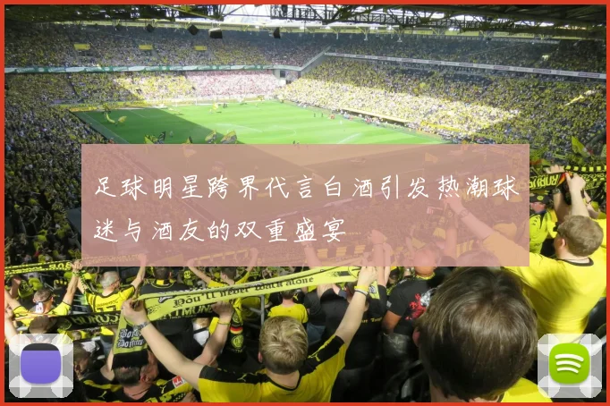 足球明星跨界代言白酒引发热潮球迷与酒友的双重盛宴